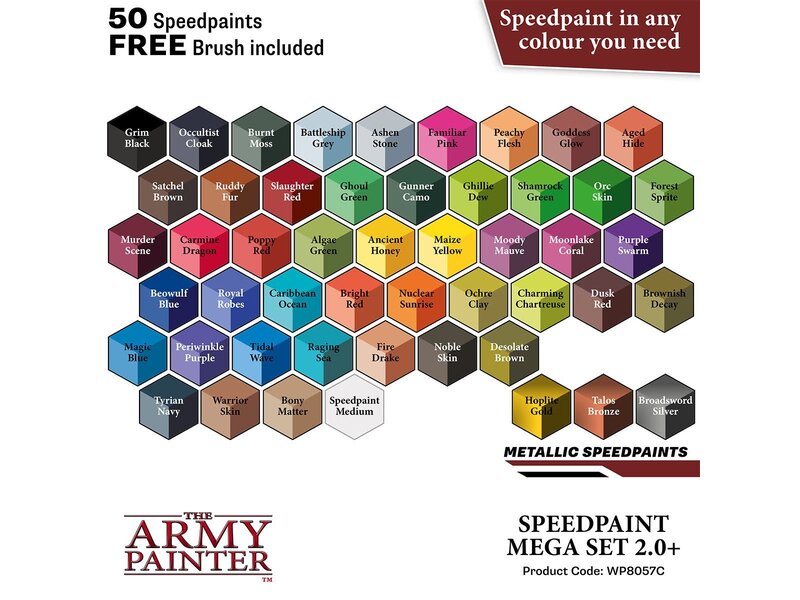 The Army Painter Warpaints - Speedpaint Mega Set 2.0 - 50 Colour