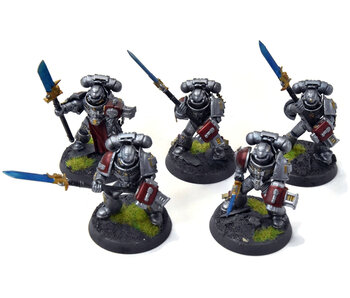 GREY KNIGHTS 5 Strike Squad #1 WELL PAINTED Warhammer 40K