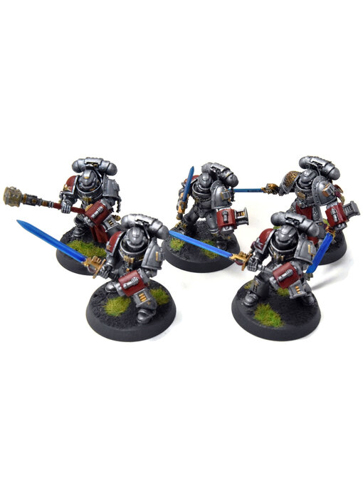 GREY KNIGHTS 5 Strike Squad #2 WELL PAINTED Warhammer 40K