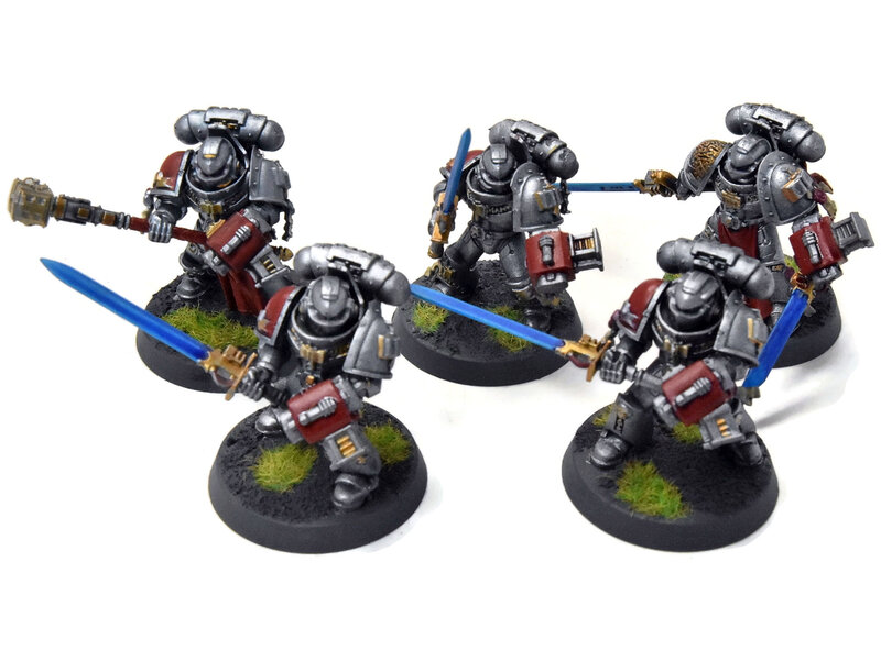 Games Workshop GREY KNIGHTS 5 Strike Squad #2 WELL PAINTED Warhammer 40K