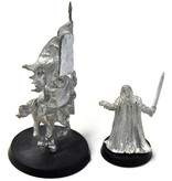 Games Workshop MIDDLE-EARTH Gamling with Banner Foot & Mounted #1 METAL LOTR