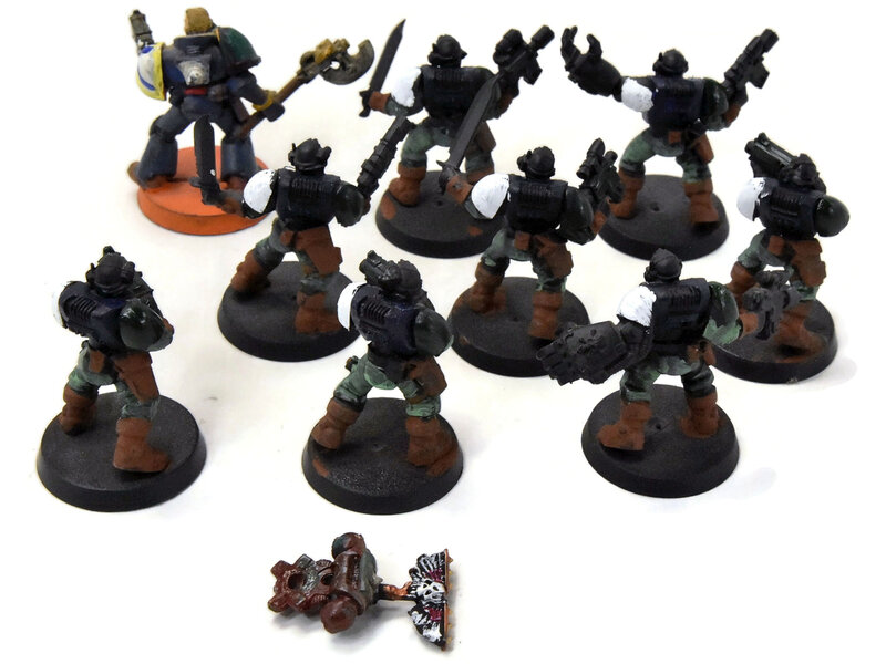 Games Workshop SPACE MARINES 10 Tactical Squad #11 Warhammer 40K Scouts