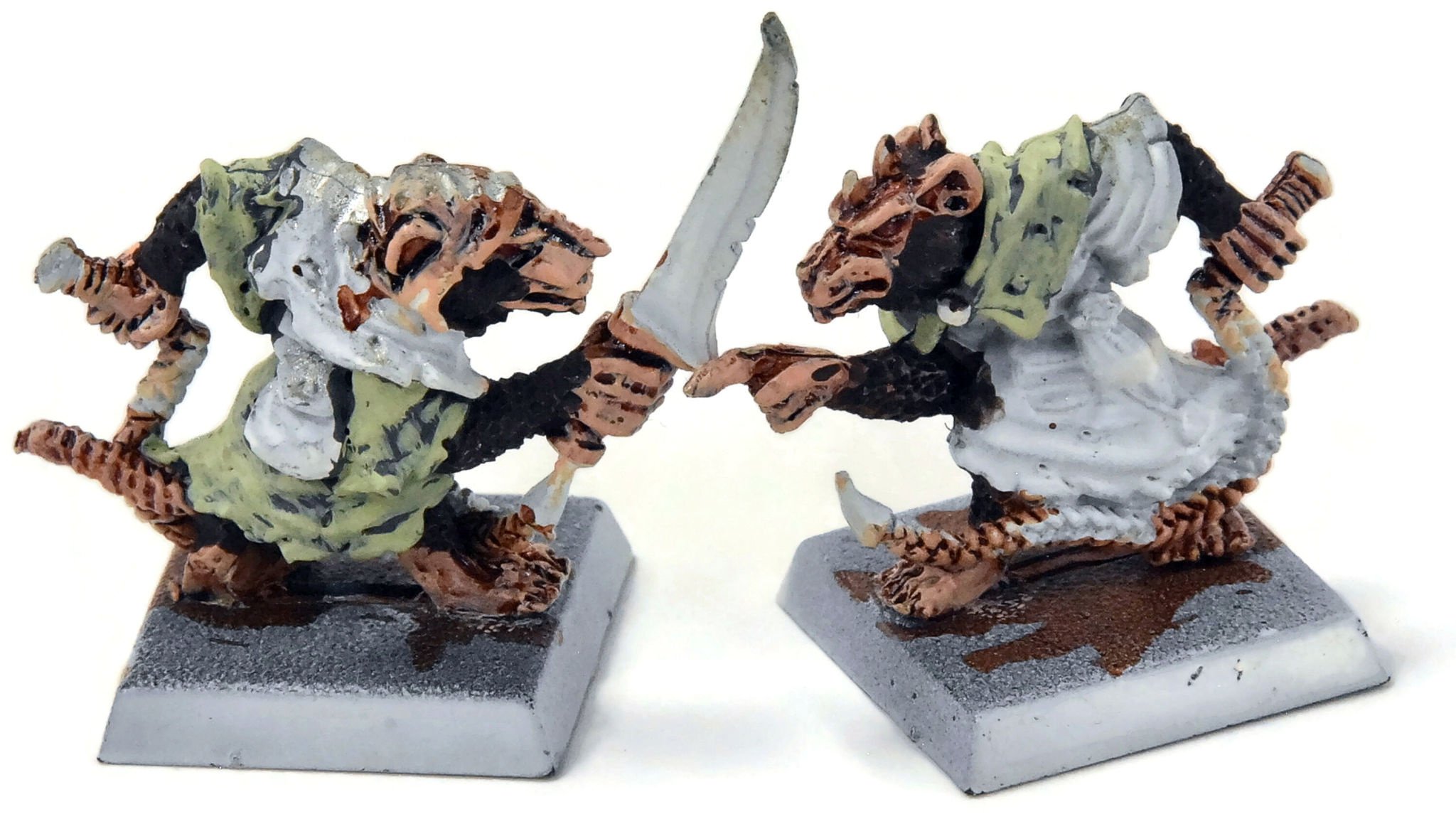 SKAVEN 2 Packmaster #2 METAL Warhammer Fantasy - Kingdom of the Titans