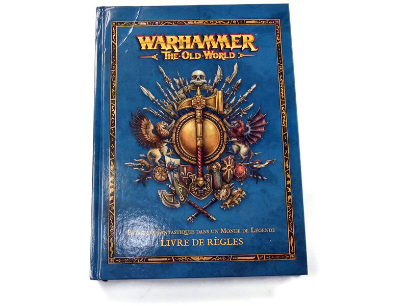 Games Workshop OLD WORLD Rulebook Used damaged on top FRENCH Livres de regles