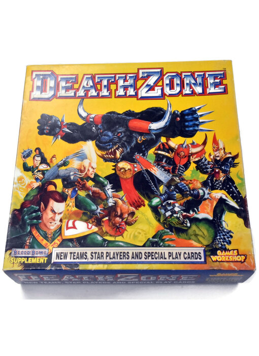 DEATH ZONE Blood Bowl Supplement Box Set Incomplete Warhammer Fantasy
