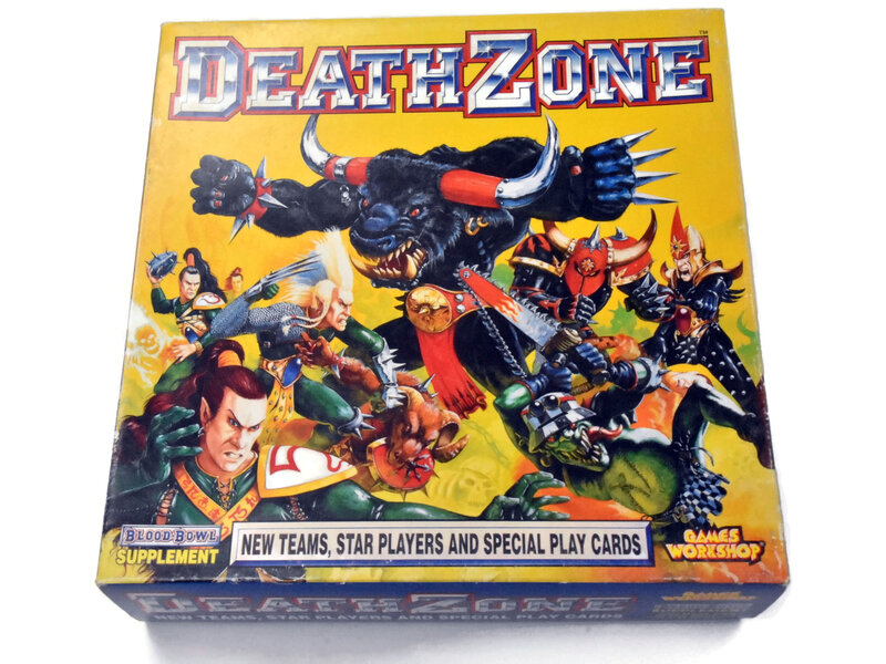Games Workshop DEATH ZONE Blood Bowl Supplement Box Set Incomplete Warhammer Fantasy