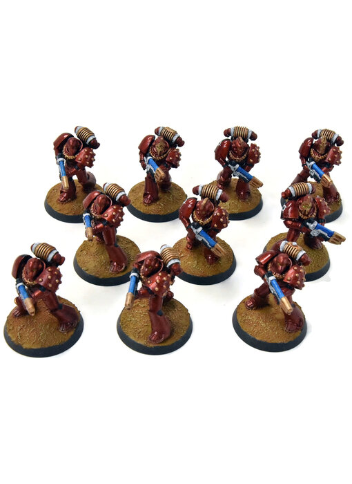 THOUSAND SONS 10 MKVI Support Squad With Plasma #2 WELL PAINTED Warhammer 30K Horus