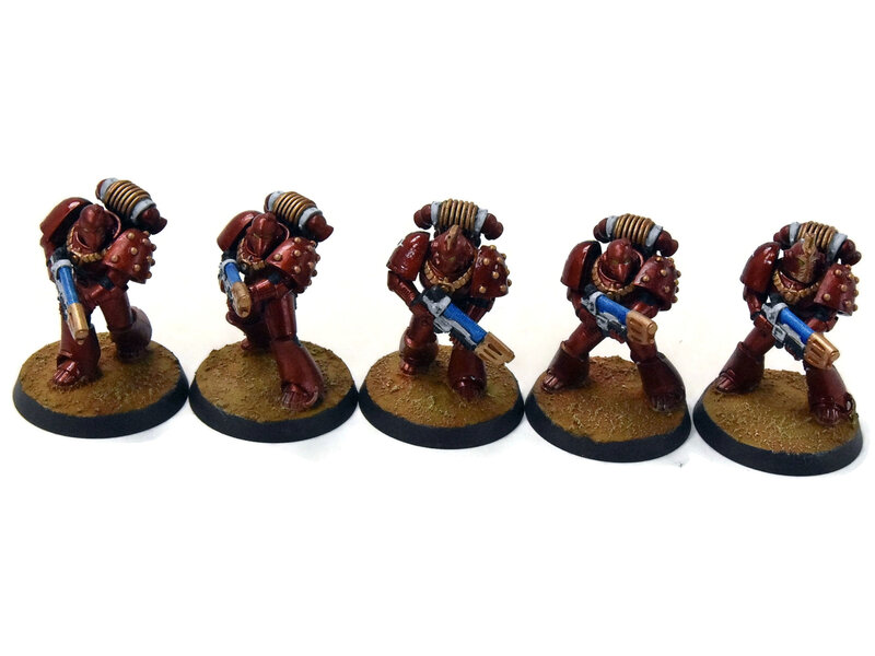 Games Workshop THOUSAND SONS 10 MKVI Support Squad With Plasma #2 WELL PAINTED Warhammer 30K Horus