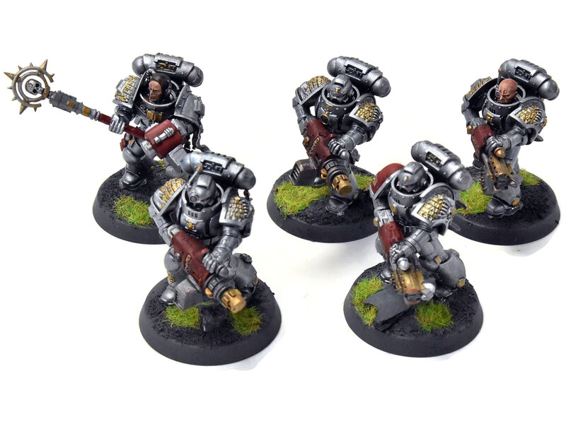 Games Workshop GREY KNIGHTS 5 Purgation Squad #1 WELL PAINTED Warhammer 40K