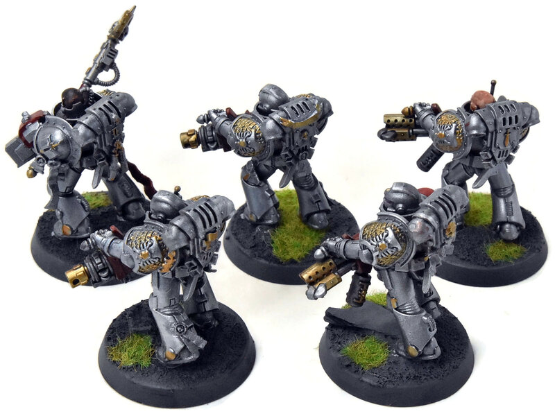Games Workshop GREY KNIGHTS 5 Purgation Squad #1 WELL PAINTED Warhammer 40K