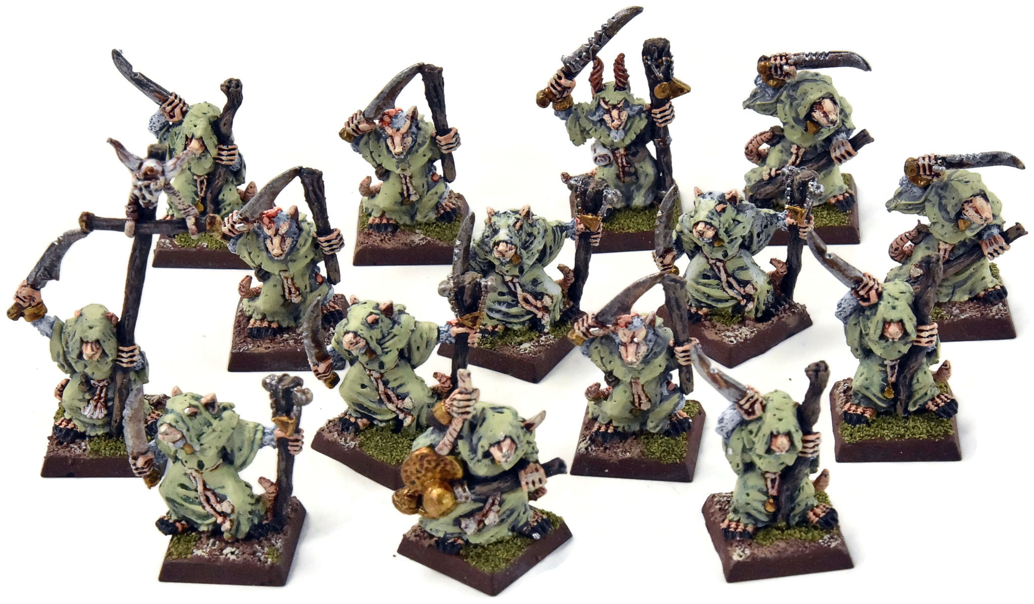 Games Workshop SKAVEN 15 Plague Monks #1 METAL Warhammer Fantasy