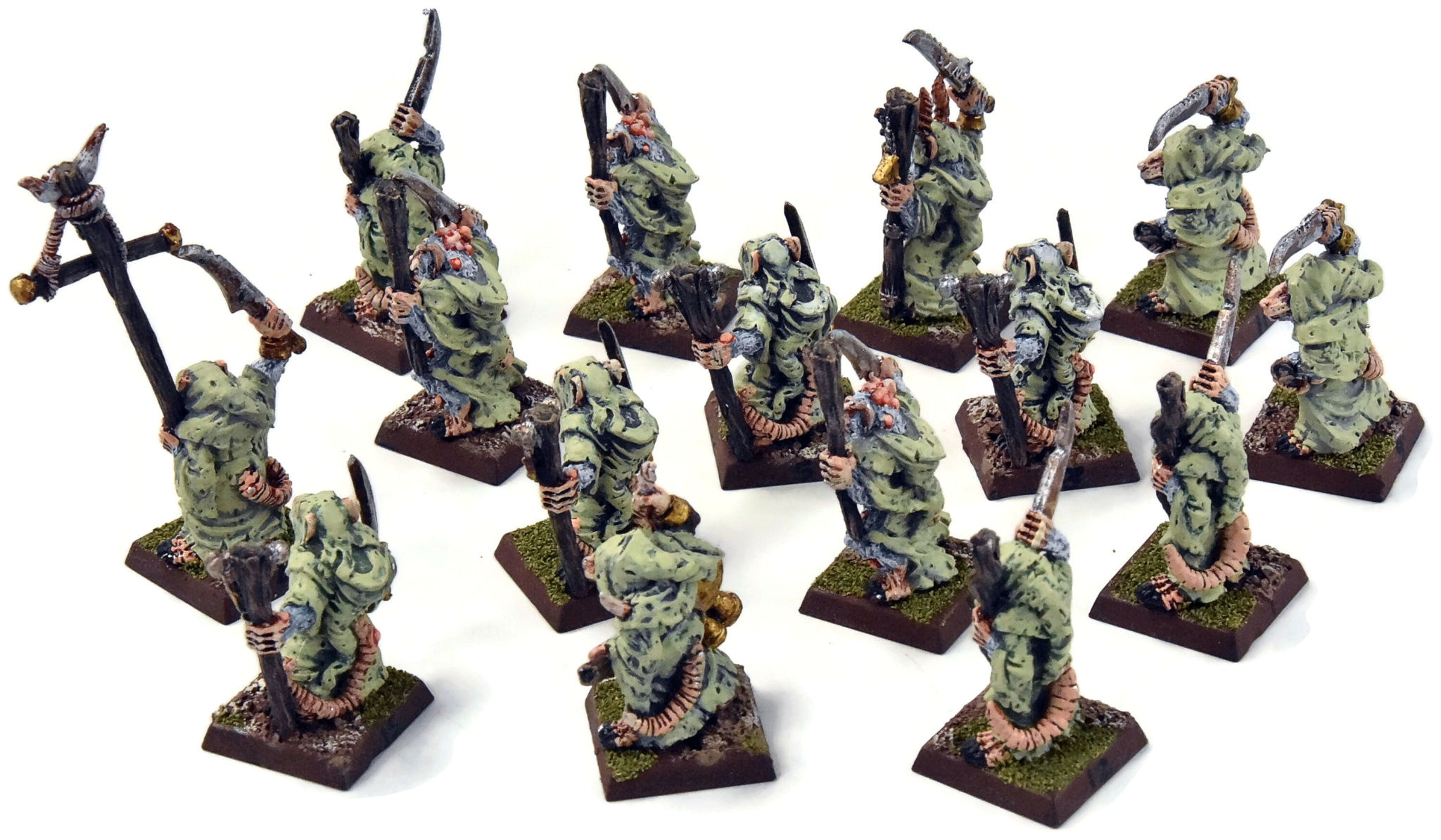 SKAVEN 15 Plague Monks #1 METAL Warhammer Fantasy