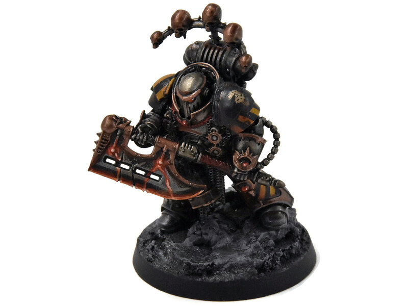 Games Workshop CHAOS SPACE MARINES Iron Warriors Chaos Lord Converted #1 PRO PAINTED 40K