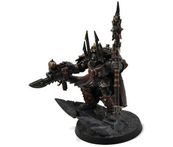 CHAOS SPACE MARINES Iron Warriors Sorcerer In Terminator Armor 1 PRO PAINTED 40K