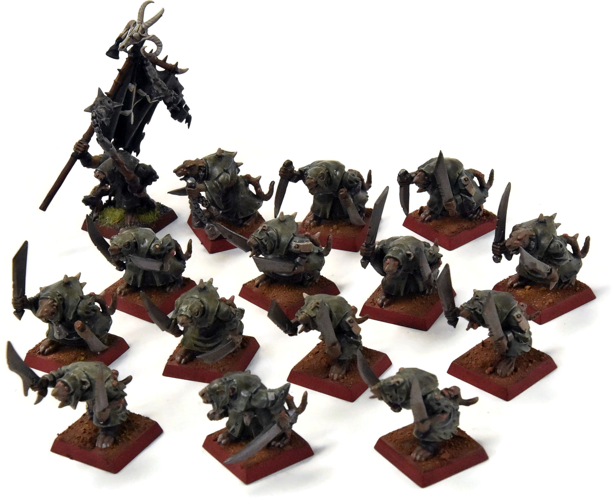 Games Workshop SKAVEN 20 Plague Monks #3 Warhammer Fantasy