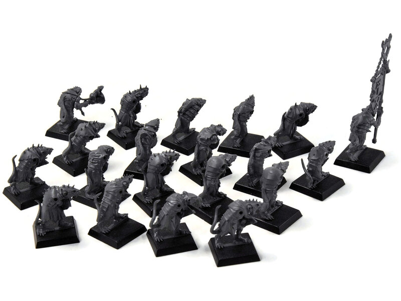 Games Workshop SKAVEN 20 Clanrats #6 no weapons Warhammer Fantasy