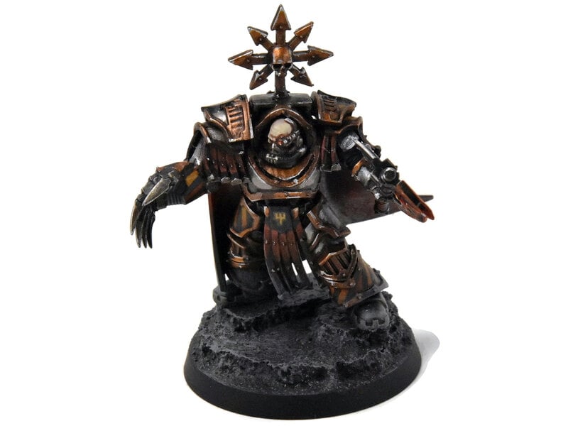 Games Workshop CHAOS SPACE MARINES Iron Warriors Chaos Lord In Terminator Armour #1 PRO PAINTED