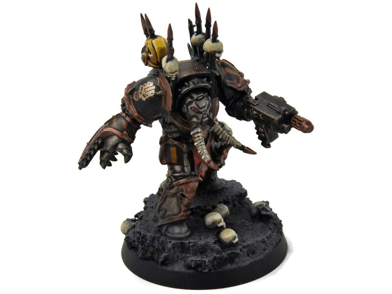 Games Workshop CHAOS SPACE MARINES Iron Warriors Chaos Terminator #3 PRO PAINTED Warhammer 40K