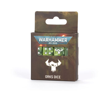 Warhammer 40K Orks Dice (PRE ORDER) (Release April 27)