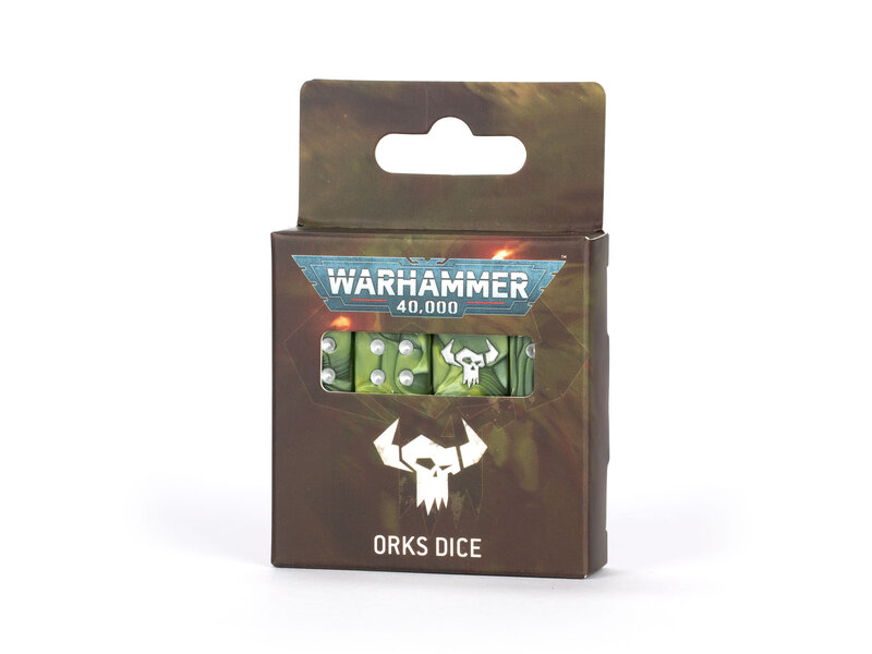 Games Workshop Warhammer 40K Orks Dice (PRE ORDER) (Release April 27)