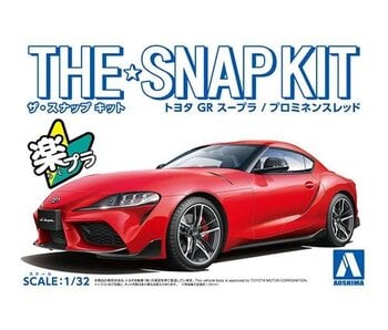 Aoshima 1/32 SNAP KIT #10-A Toyota GR Supra (Prominence Red)