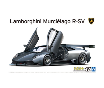 Aoshima The Super Car 1/24 '10 Lamborghini Murcielago R-SV Plastic Model