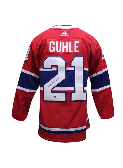 Kaiden Guhle Autographed & Inscribed Adidas Authentic Jersey - 16th Pick