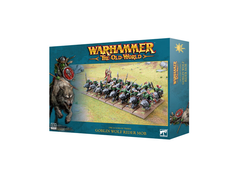 Games Workshop Orc & Goblin Tribes Goblin Wolf Rider Mob