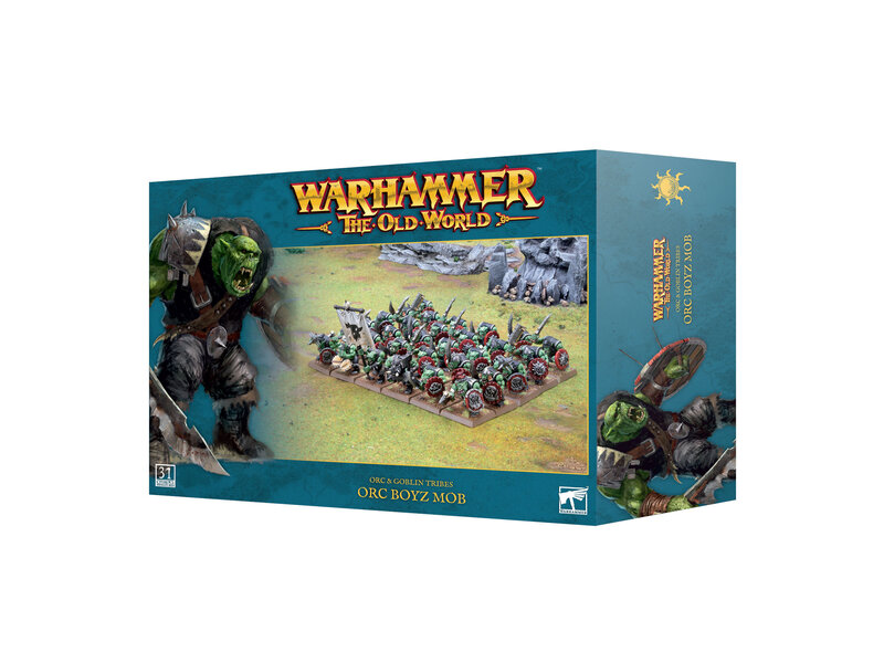 Games Workshop Orc & Goblin Tribes Orc Boyz Mob
