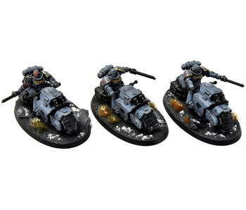 SPACE WOLVES 3 Outriders #1 PRO PAINTED Warhammer 40K