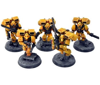 SPACE MARINES 5 Imperial Fist Assault Squad #1 Warhammer 40K