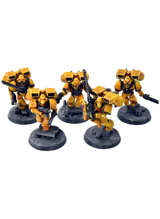 SPACE MARINES 5 Imperial Fist Assault Squad #1 Warhammer 40K