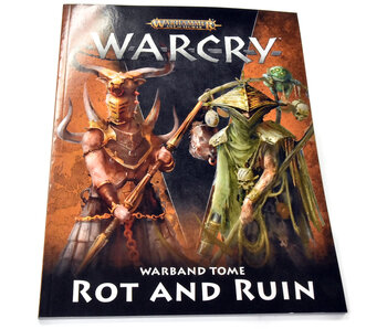 WARCRY Rot & Ruin Warband Tome USED Good Condition Warhammer Sigmar