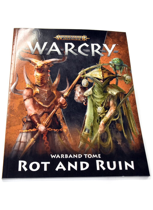 WARCRY Rot & Ruin Warband Tome USED Good Condition Warhammer Sigmar