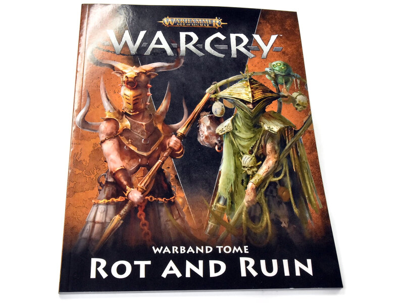 Games Workshop WARCRY Rot & Ruin Warband Tome USED Good Condition Warhammer Sigmar