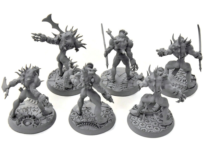 6 Grotesque #1 3d prints Resin 40mm