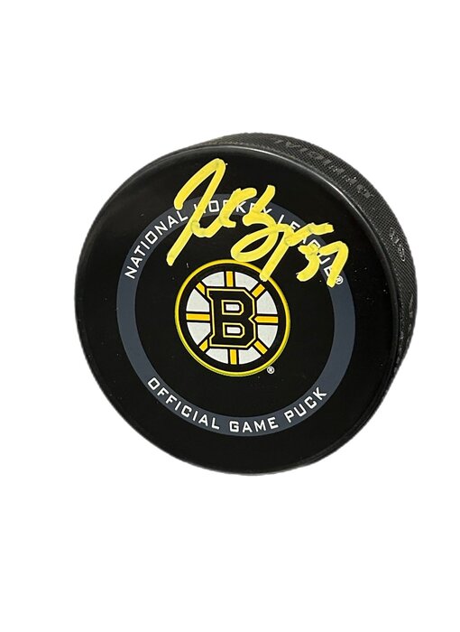 Patrice Bergeron Autographed Puck - Official