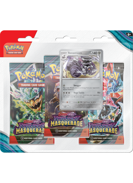 Pokemon SV6 Twilight Masquerade 3 Pack Blister