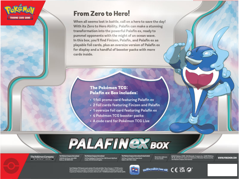 Pokémon Trading cards Pokemon Palafin Ex Box