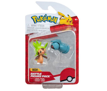 Pokemon Battle Figure Pack Chespin + Beldum