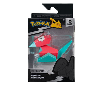 Pokemon Select Metallic Battle Figure Porygon