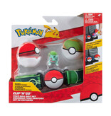 Pokémon Trading cards Pokemon Clip N Go Belt Set - Bulbasaur + Poké Ball and Nest Ball