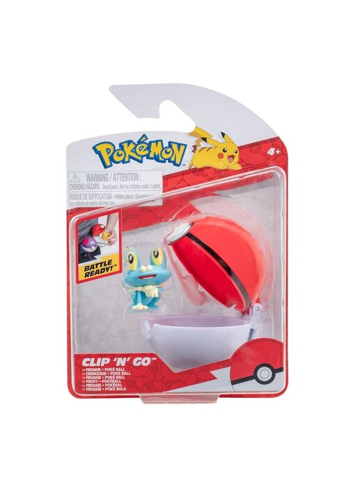 Pokemon Clip N Go - Froakie & Poke Ball