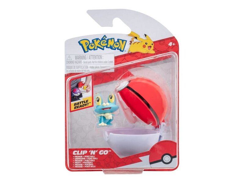 Pokémon Trading cards Pokemon Clip N Go - Froakie & Poke Ball