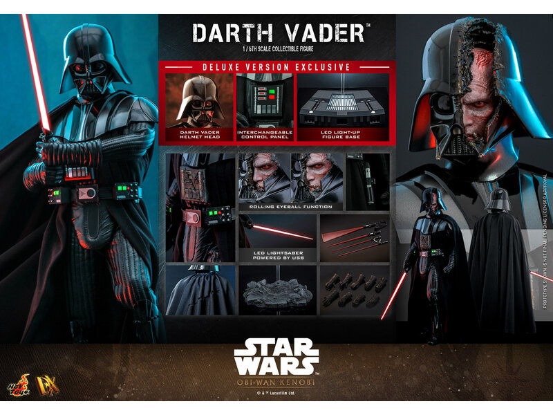 Hot Toys Sideshow - Darth Vader Deluxe Sixth Scale Figure