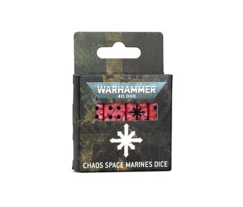 Chaos Space Marines Dice Warhammer 40K (PRE ORDER) (Release May 25)