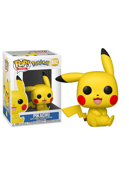 FUNKO Pop! Games Pokemon Vinyl Figure Pikachu (Sitting) #842
