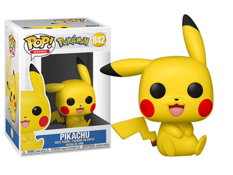 FUNKO Pop! Games Pokemon Vinyl Figure Pikachu (Sitting) #842