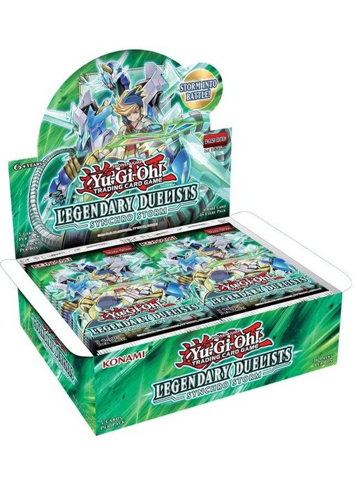 Yu-Gi-Oh! Legendary Duelists: Synchro Storm 1st Edition Booster Box