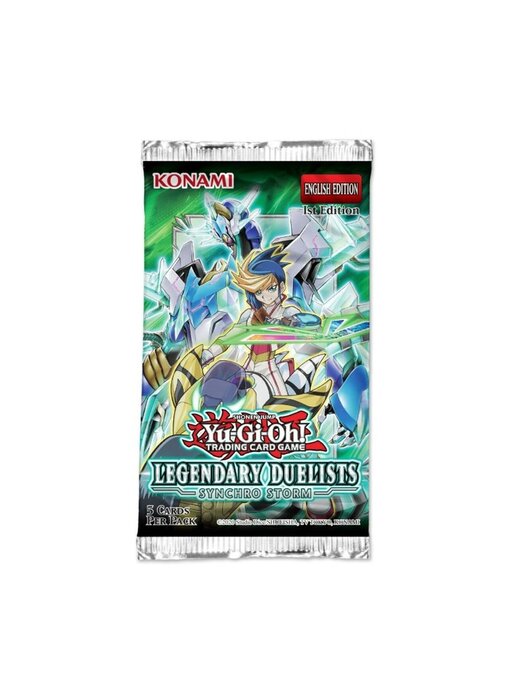 Yu-Gi-Oh! Legendary Duelists: Synchro Storm 1st Edition Booster Pack